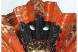 Ayala, mask fan for champagne, circa 1925-30