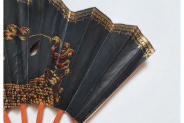 Ayala, mask fan for champagne, circa 1925-30