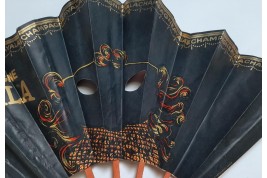 Ayala, mask fan for champagne, circa 1925-30