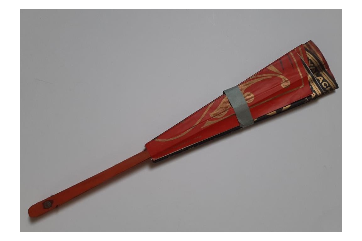 Ayala, mask fan for champagne, circa 1925-30