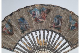 Gallant entertainment,  fan circa 1770