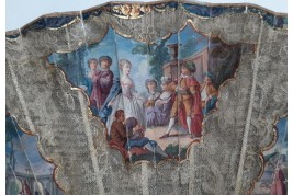 Gallant entertainment,  fan circa 1770