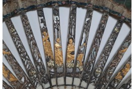 Gallant entertainment,  fan circa 1770