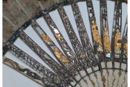Gallant entertainment,  fan circa 1770