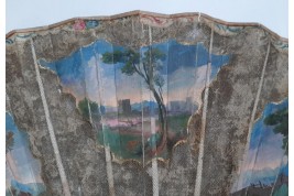 Gallant entertainment,  fan circa 1770
