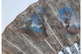 Gallant entertainment,  fan circa 1770
