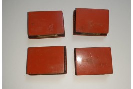 Boites à jetons pour jeu de quadrille, milieu XVIIIème siècle