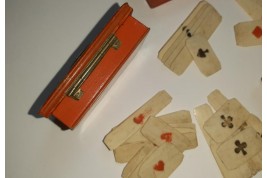 Boites à jetons pour jeu de quadrille, milieu XVIIIème siècle