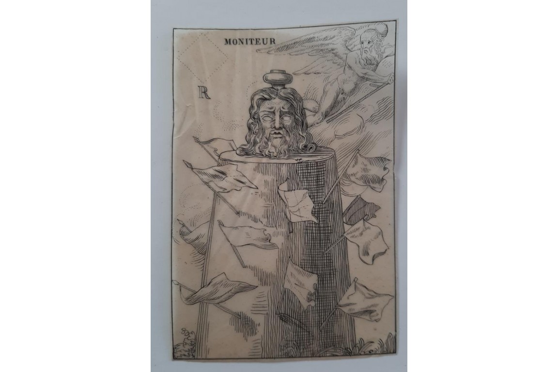 Playing cards, by Henry-René d'Allemagne. Tracing papers, circa 1905
