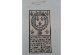 Playing cards, by Henry-René d'Allemagne. Tracing papers, circa 1905