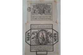 Playing cards, by Henry-René d'Allemagne. Tracing papers, circa 1905