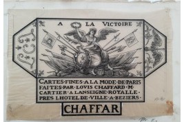Playing cards, by Henry-René d'Allemagne. Tracing papers, circa 1905