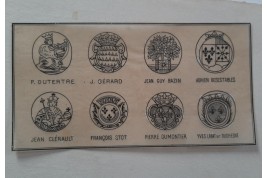 Playing cards, by Henry-René d'Allemagne. Tracing papers, circa 1905