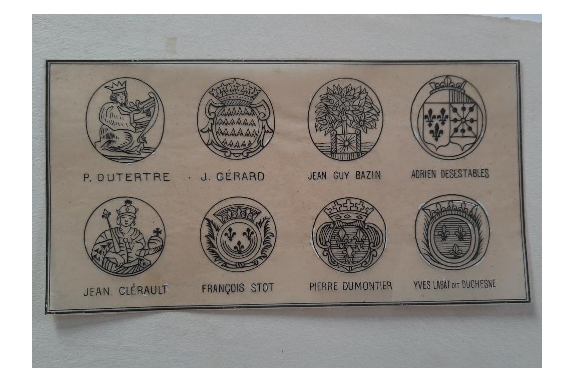 Playing cards, by Henry-René d'Allemagne. Tracing papers, circa 1905