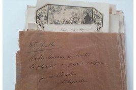 Playing cards, by Henry-René d'Allemagne. Tracing papers, circa 1905