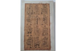 Playing cards, by Henry-René d'Allemagne. Tracing papers, circa 1905