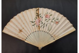 Quadrille fan de Vaughan. Éventail jeu de cartes, vers 1760-70