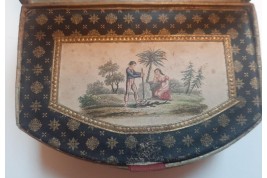 Lancelot and Guinevere, Paul and Virginia. Box circa 1830-40