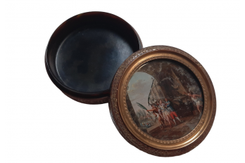 The myth of Prometheus or the Victory of Humanism, snuffbox late 18th century