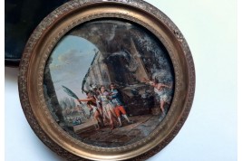 Le mythe de Prométhée ou la Victoire de l'Humanisme, tabatière fin XVIIIème