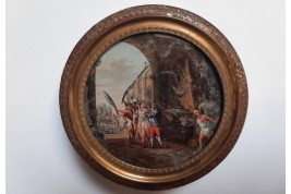 Le mythe de Prométhée ou la Victoire de l'Humanisme, tabatière fin XVIIIème