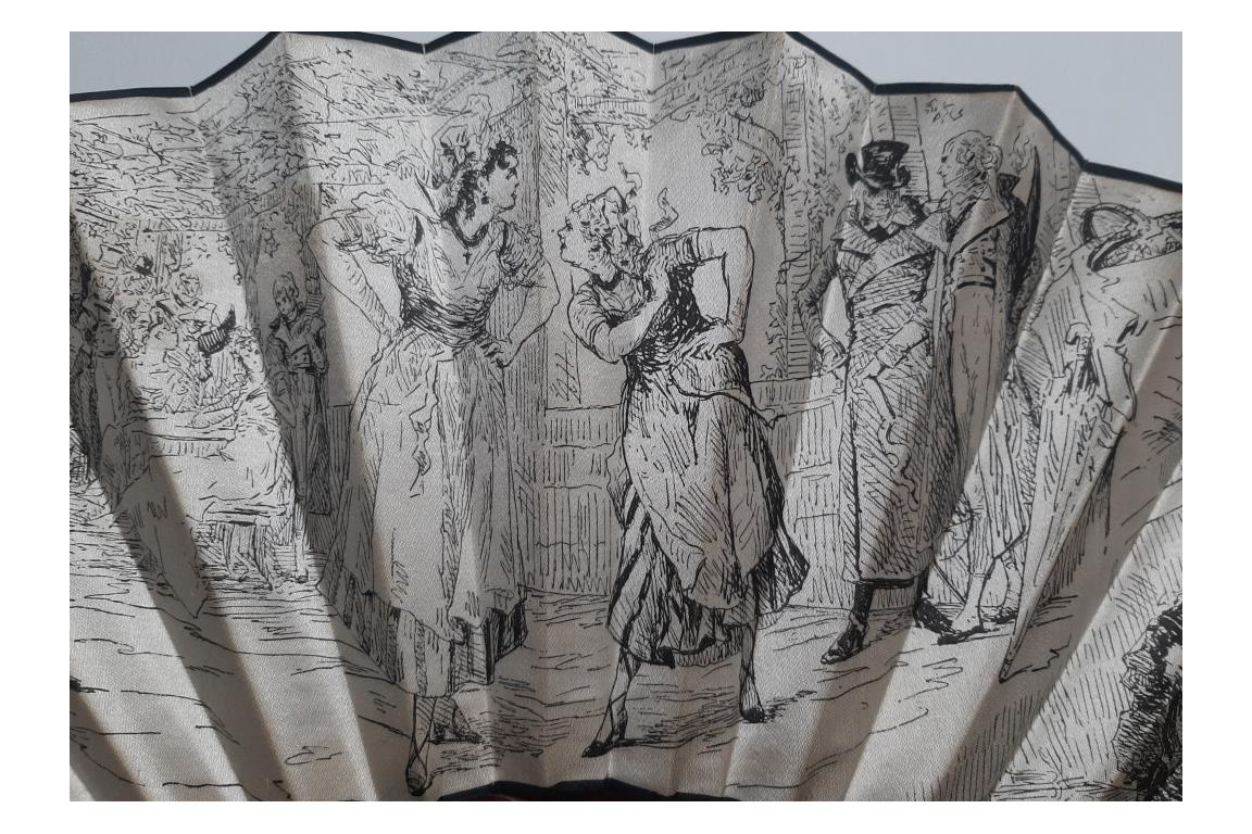 La fille de Madame Angot, éventail-programme d'après Clairin, 1878