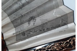 La fille de Madame Angot, éventail-programme d'après Clairin, 1878