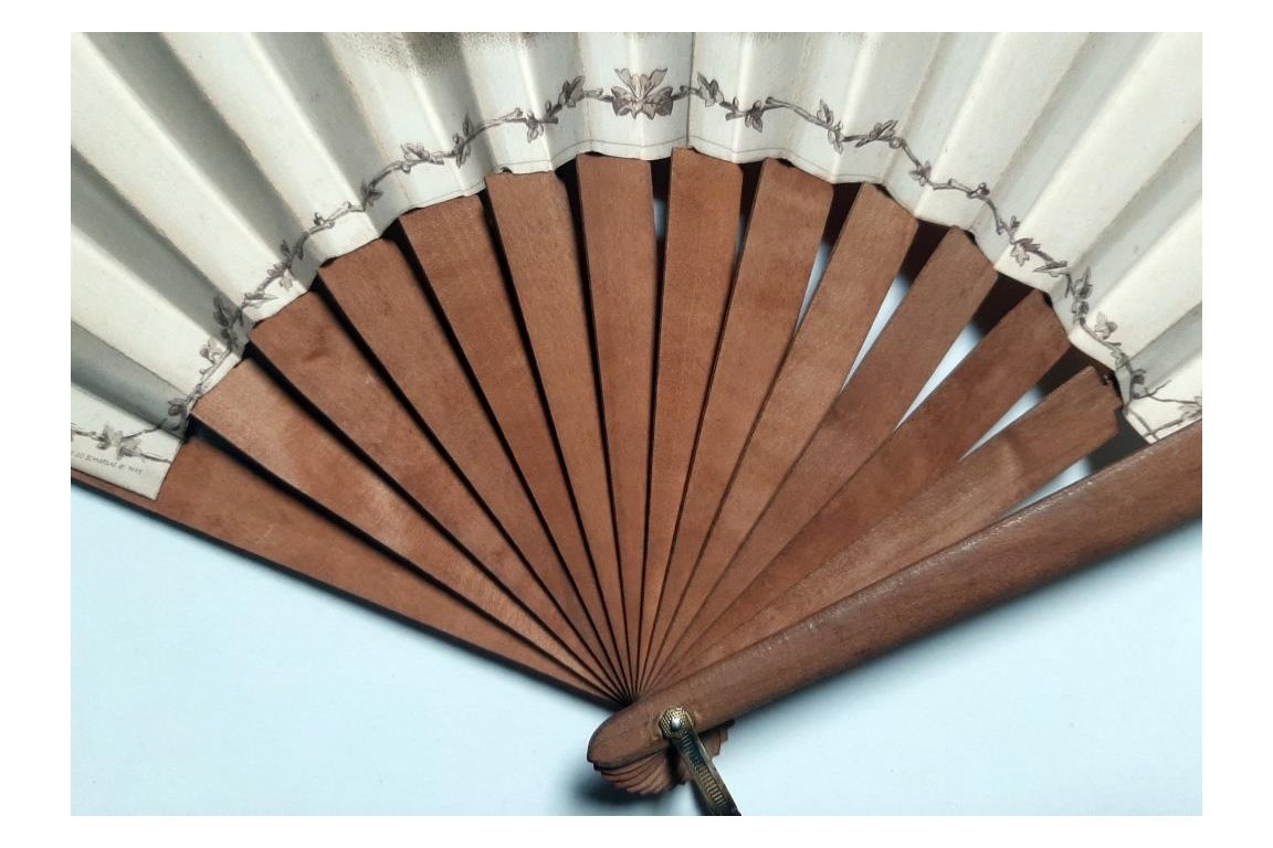 "La 100me de Nana", theater fan, 1881