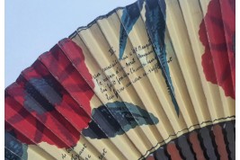 Pour Lulu, fan poem by Raymond Genty, circa 1920-1930