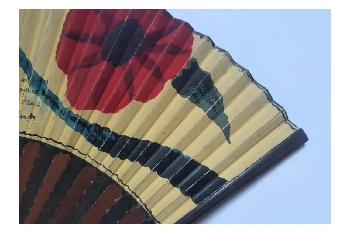 Pour Lulu, fan poem by Raymond Genty, circa 1920-1930