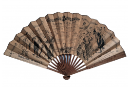 The Tournée Brasseur shows, fan circa 1896