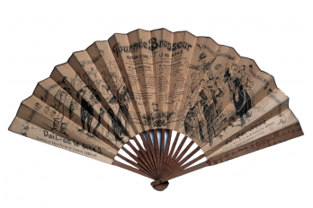 The Tournée Brasseur shows, fan circa 1896