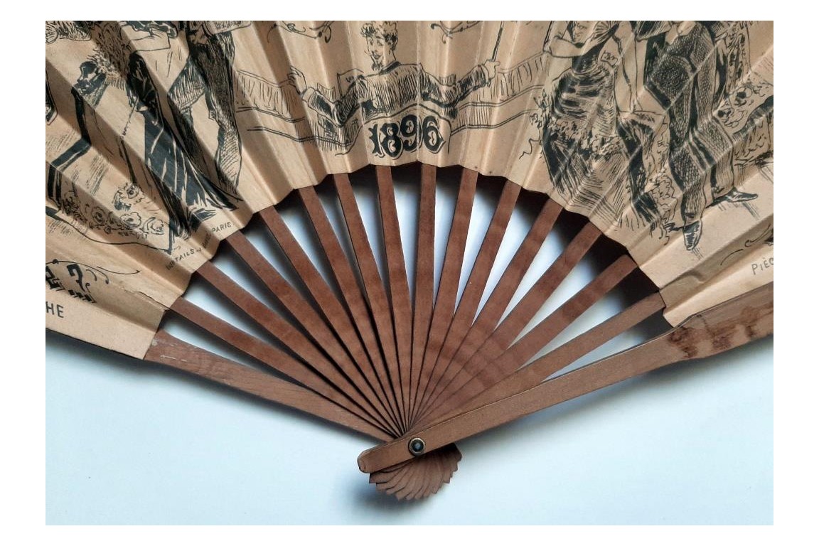 The Tournée Brasseur shows, fan circa 1896