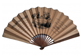 The Tournée Brasseur shows, fan circa 1896