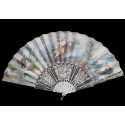 Atala and Chactas, fan circa 1840