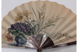 Flowery Souvenir of December 15, 1884. Fan by George Rodier