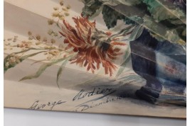 Souvenir fleuri du 15 décembre 1884, éventail de George Rodier