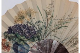 Flowery Souvenir of December 15, 1884. Fan by George Rodier