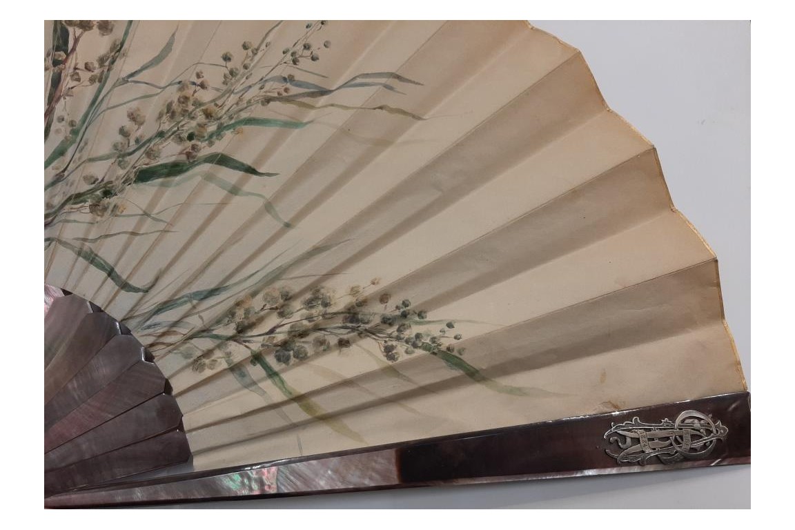 Flowery Souvenir of December 15, 1884. Fan by George Rodier