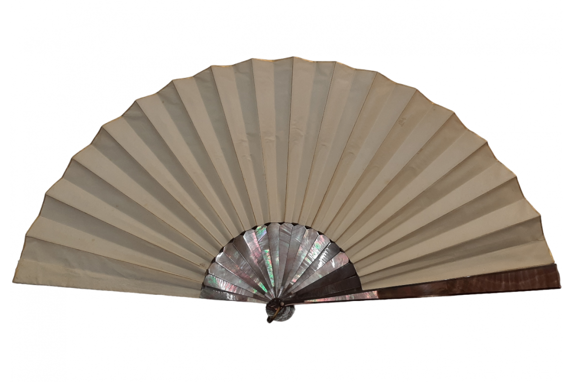Flowery Souvenir of December 15, 1884. Fan by George Rodier