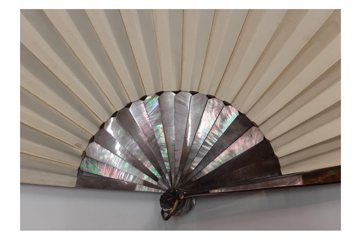 Flowery Souvenir of December 15, 1884. Fan by George Rodier