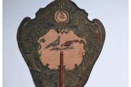 Italian pigeons, arte povera fixed fans, 18th century