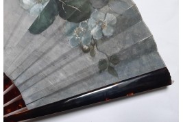 The blackberries, fan by Cholet circa 1880-90