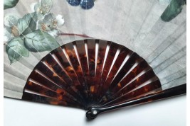 The blackberries, fan by Cholet circa 1880-90