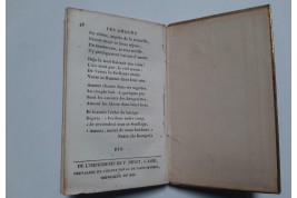 Les fleurs des Amours, petit livre de poésie vers 1825-30