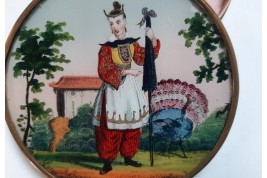 Dindon chinois, boîte à bonbons vers 1825-35