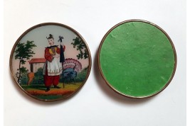 Dindon chinois, boîte à bonbons vers 1825-35