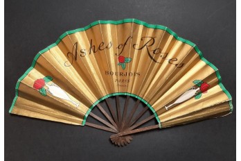 Bourjois, Ashes of Roses, advertising fan, circa 1923