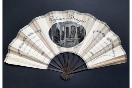 Bourjois, Ashes of Roses, advertising fan, circa 1923