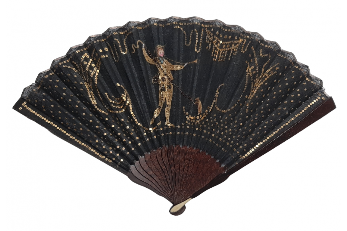 The marmot showman, fan circa 1800